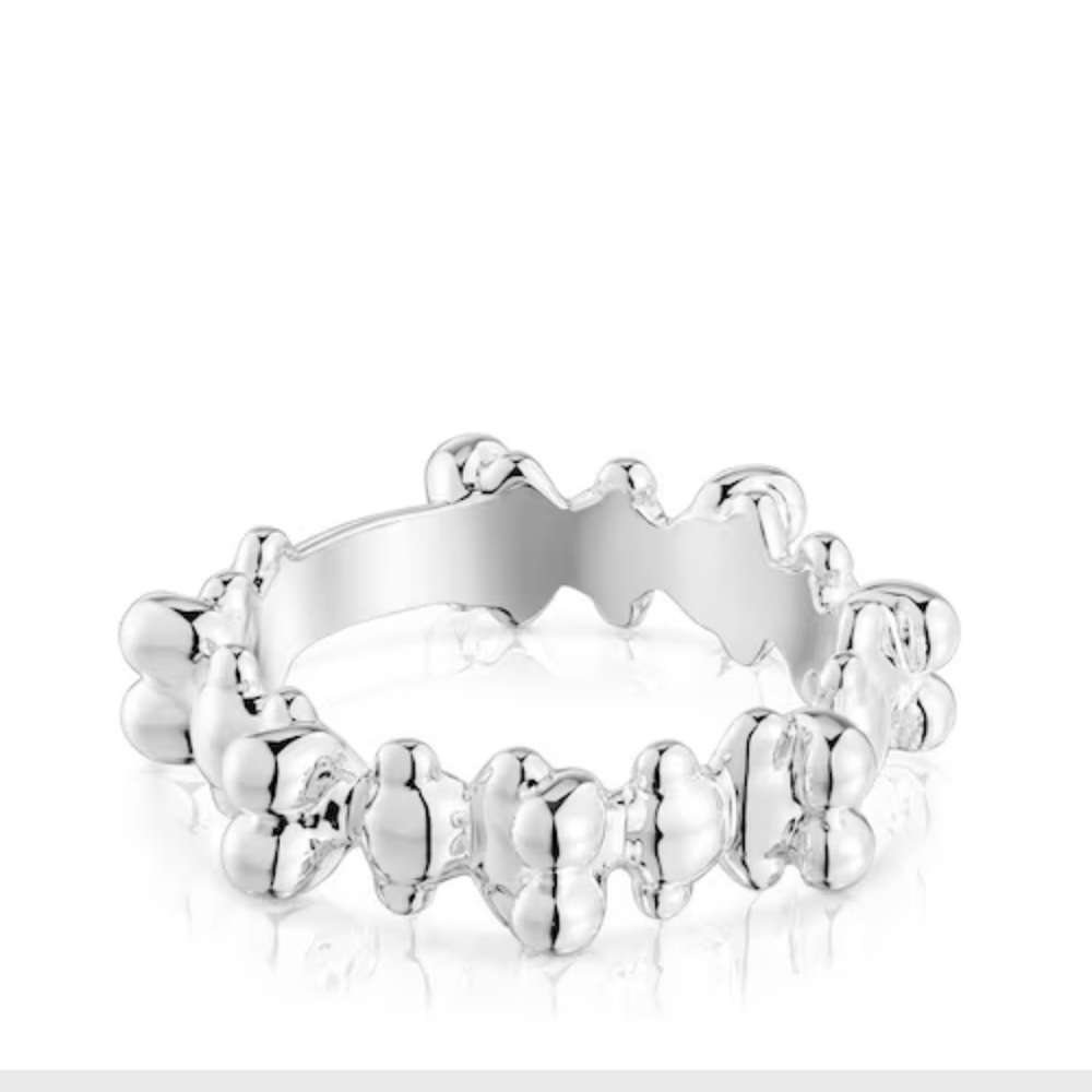 Tous Medium Silver Ring Bold Bear - image 1